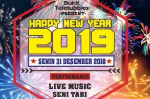 Bukit Teletubbies “Happy New Year 2019” 